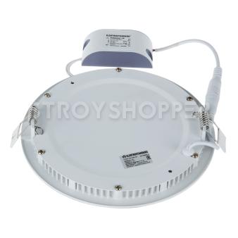 Встраиваемый потолочный светодиодный светильник DLR006 12W 4200K PS/G перламутровый серебро/золото