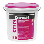 Штукатурка Церезит (Ceresit) СТ 174 декоративная силикатно силиконовая Камешковая 2 мм